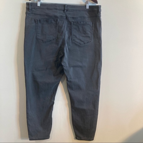 ASOS Sz 16  Grey Skinny Super High Rise Jeans - Picture 4 of 8